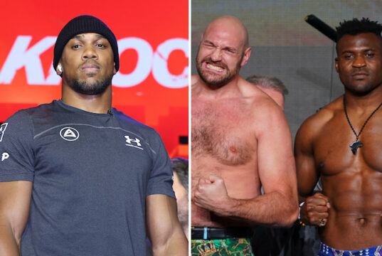 Francis Ngannou says Anthony Joshua is more "serious" than Tyson Fury Photo Credit: Mark Robinson/Matchroom Boxing/Stephen Dunkley/Queensberry Promotions