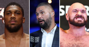 Tony Bellew says Anthony Joshua is a "different animal" to Tyson Fury Photo Credit: Mark Robinson/Matchroom Boxing/Mikey Williams/Top Rank via Getty Images