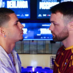 Berlanga and McCrory came face-to-face on Tuesday Photo Credit: Ed Mulholland/Matchroom