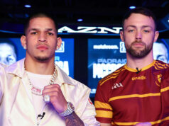 Edgar Berlanga faces Padraig McCrory in a super middleweight showdown in Orlando on Saturday, live on DAZN Photo Credit: Ed Mulholland/Matchroom