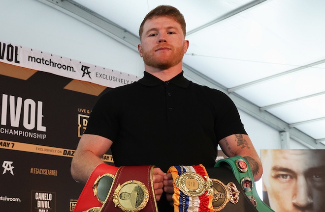 Canelo is set to return on May 4 in Las Vegas Photo Credit: Ed Mulholland/Matchroom