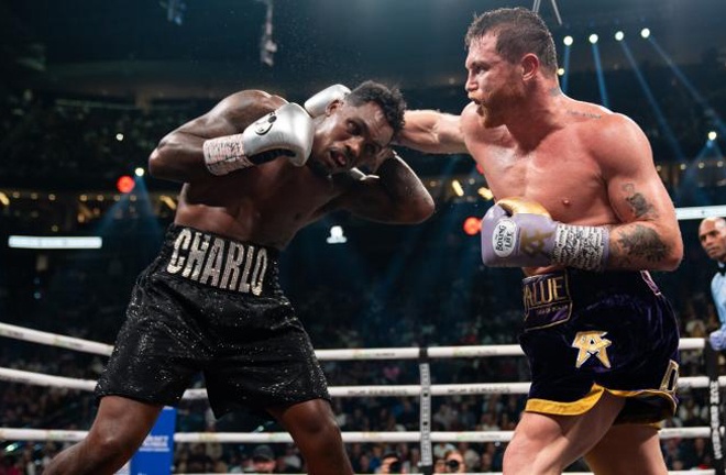 Canelo trounced Jermell Charlo last time out (Ryan Hafey, PBC)