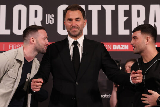Josh Taylor and Jack Catteral had one of the most exciting feuds in British boxing Photo Credit: Mark Robinson/Matchroom Boxing