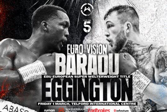 The European super welterweight title is up for grabs in Telford this Friday night between Abass Baraou and Sam Eggington (Wasserman)