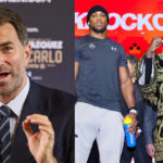Hearn’s charge Joshua will take on Ngannou in ten days’ time. (Photo Credit, Mark Robinson Matchroom, DAZN)