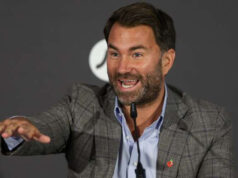 Eddie Hearn took a pop at his former broadcaster this week. (Photo Credit: DAZN)