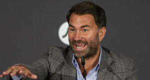 Eddie Hearn took a pop at his former broadcaster this week. (Photo Credit: DAZN)
