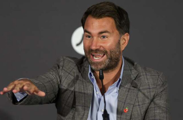 Hearn says he is "delighted" to have signed the 22-year-old (Photo Credit: DAZN)