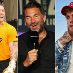 Eddie Hearn says Canelo Alvarez could be open to facing Jake Paul in the future Photo Credit: Melina Pizano/Ed Mulholland/Mark Robinson/Matchroom