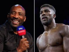 Johnny Nelson says Anthony Joshua's credibility will be gone if he loses to Francis Ngannou next month Photo Credit: Dave Thompson/Mark Robinson/Matchroom Boxing