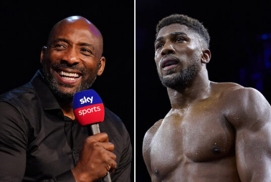 Johnny Nelson says Anthony Joshua's credibility will be gone if he loses to Francis Ngannou next month Photo Credit: Dave Thompson/Mark Robinson/Matchroom Boxing