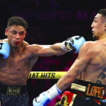 Teofimo Lopez retained his WBO super lightweight world title with a contentious unanimous decision win over Jamaine Ortiz in Las Vegas on Thursday Photo Credit: Mikey Williams/Top Rank