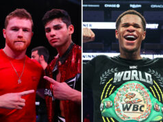 Ryan Garcia believes his April 20 fight is bigger than any Canelo Alvarez bout outside of David Benavidez Photo Credit: Tom Hogan/Golden Boy/Getty Images/Ed Mulholland/Matchroom