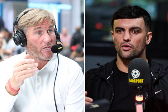 Simon Jordan told Jack Catterall on talkSPORT that Josh Taylor will beat him in their rematch on April 27 in Leeds Photo Credit: Mark Robinson/Matchroom Boxing