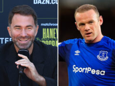 Eddie Hearn says Wayne Rooney has previously reached out to him to fight Photo Credit: Ed Mulholland/Matchroom/PA