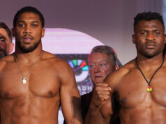 Anthony Joshua clashes with Francis Ngannou in Saudi Arabia on Friday Photo Credit: Stephen Dunkley/Queensberry Promotions