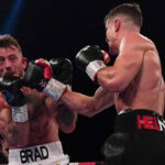 Nathan Heaney and Brad Pauls put on a memorable British title fight in Birmingham. (Photo Credit: Queensberry)