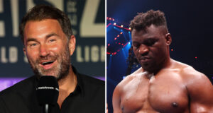 Eddie Hearn has laughed off Francis Ngannou's suggestion that he was tricked before losing to Anthony Joshua Photo Credit: Ed Mulholland/Mark Robinson/Matchroom Boxing