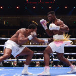 Joshua looked as sharp as ever against Ngannou  (Photo Credit: Mark Robinson, Matchroom)