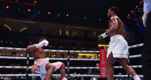 Joshua proved to be far too much for Ngannou in Riyadh. (Photo Credit: Mark Robinson, Matchroom)