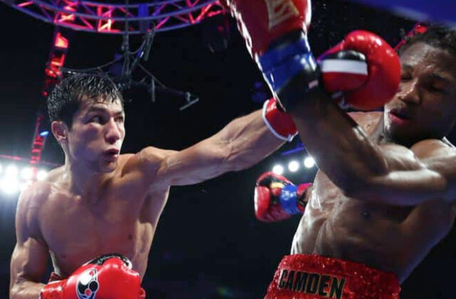 Ford produced a dramatic finish in Verona (Photo Credit, Mikey Williams Top Rank)