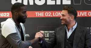 Eddie Hearn says he feels sorry for his ex-fighter Lawrence Okolie Photo Credit: Mark Robinson/Matchroom Boxing