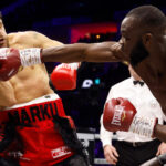 Kongo battled past Marku Photo Credit: Lawrence Lustig/BOXXER