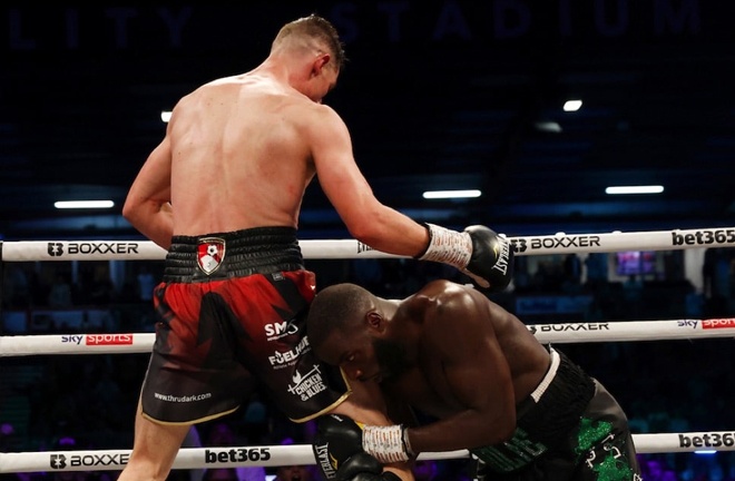 Okolie lost his world title to Billam-Smith last May Photo Credit: Lawrence Lustig/BOXXER