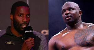 Okolie has called for a big domestic clash with Whyte (Photo Credit: Lawrence Lustig Boxxer + DAZN)