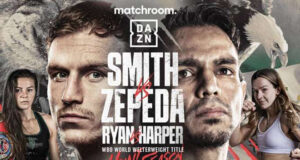 Rising Sheffield star Dalton Smith takes on his toughest test to date in Jose Zepeda. (Poster: Matchroom)