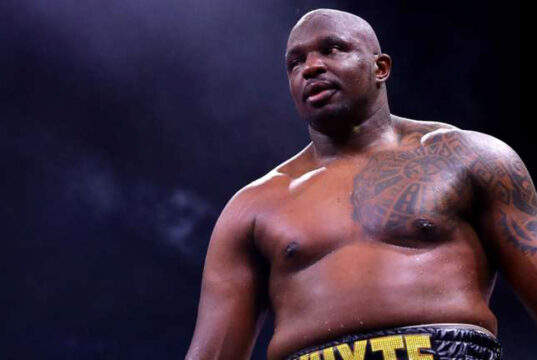 One of Whyte's rivals has had some choice words ahead of his comeback fight (Photo Credit: DAZN)