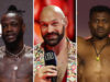Tyson Fury has revealed that Deontay Wilder hit him harder than Francis Ngannou Photo Credit: Mark Robinson/Matchroom Boxing