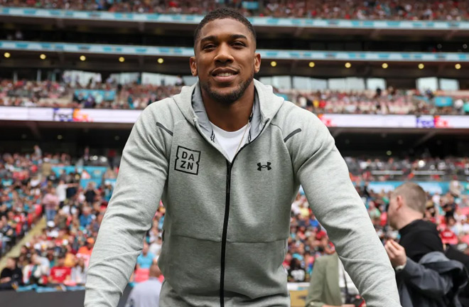 Joshua says he will fight at Wembley Stadium in September Photo Credit: AP Photo/Ian Walton