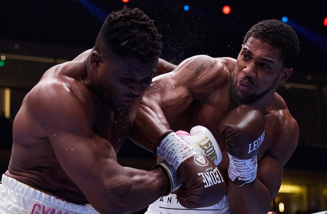 Joshua blew away Ngannou in two rounds Photo Credit: Mark Robinson/Matchroom Boxing