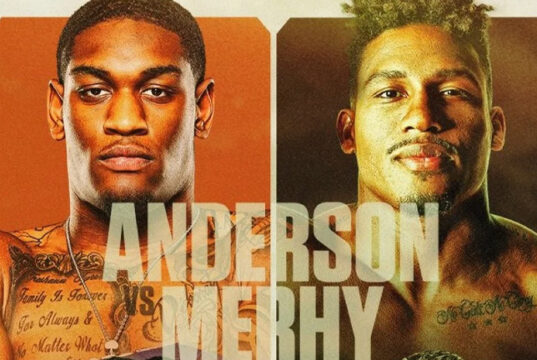 Jared Anderson will hope to get some momentum going with a win over Merhy (Top Rank)