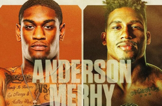 Jared Anderson will hope to get some momentum going with a win over Merhy (Top Rank)