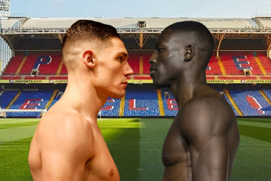 The rematch between Chris Billam-Smith and Riakporhe will take place at the home of Crystal Palace FC.