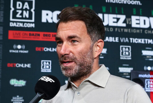 Hearn has spoken about what he believes could be a land mark moment Photo Credit: Melina Pizano/Matchroom