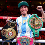 Alaniz became the new unified world flyweight champion Photo Credit: Golden Boy / Cris Esqueda