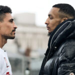 Gill and Barrett came face-to-face on Tuesday Photo Credit: Mark Robinson/Matchroom Boxing