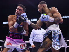 Barrett scored a massive win in Manchester (Photo Credit: Mark Robinson, Matchroom Boxing)