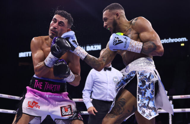 Barrett scored a massive win in Manchester (Photo Credit: Mark Robinson, Matchroom Boxing)