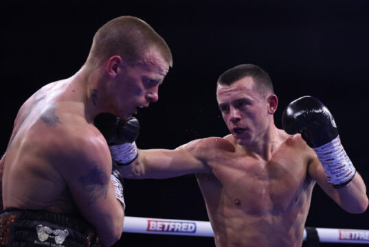 Peter McGrail got back to winning ways with a points win over Marc Leach in Liverpool on Saturday Photo Credit: Mark Robinson/Matchroom Boxing