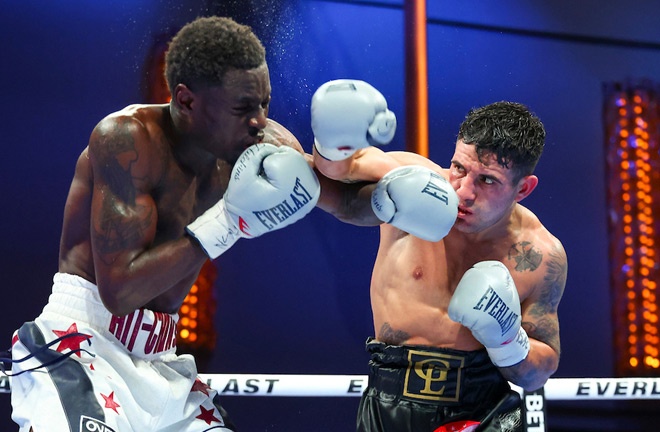 Lemos gave Hitchins all he could handle Photo Credit: Ed Mulholland/Matchroom