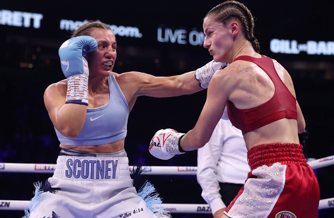 Scotney showed her class in Manchester (Photo Credit: Matchroom)