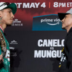 Barrios and Maidana face-to-face ahead of their welterweight showdown Photo Credit: Esther Lin/Premier Boxing Champions