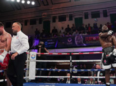 Bentley obliterated Dignum at York Hall (Photo Credit: Stephen Dunkley, Queensberry)