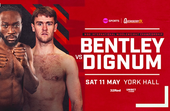 Archie Sharp was nearly stunned on the Bentley Dignum card. (Photo Credit: TNT Sports)