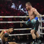 Alvarez proved far too much for the game Munguia (Photo Credit: Associated Press)