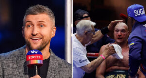 Carl Froch has described Tyson Fury's corner as "unprofessional" following his defeat to Oleksandr Usyk Photo Credit: Dave Thompson/Matchroom Boxing/Reuters